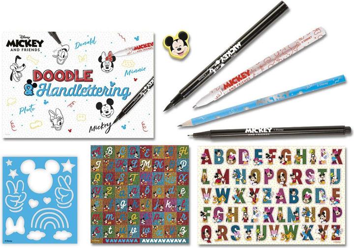 Productafbeelding Totum Mickey Mouse - Doodle & Handlettering Set