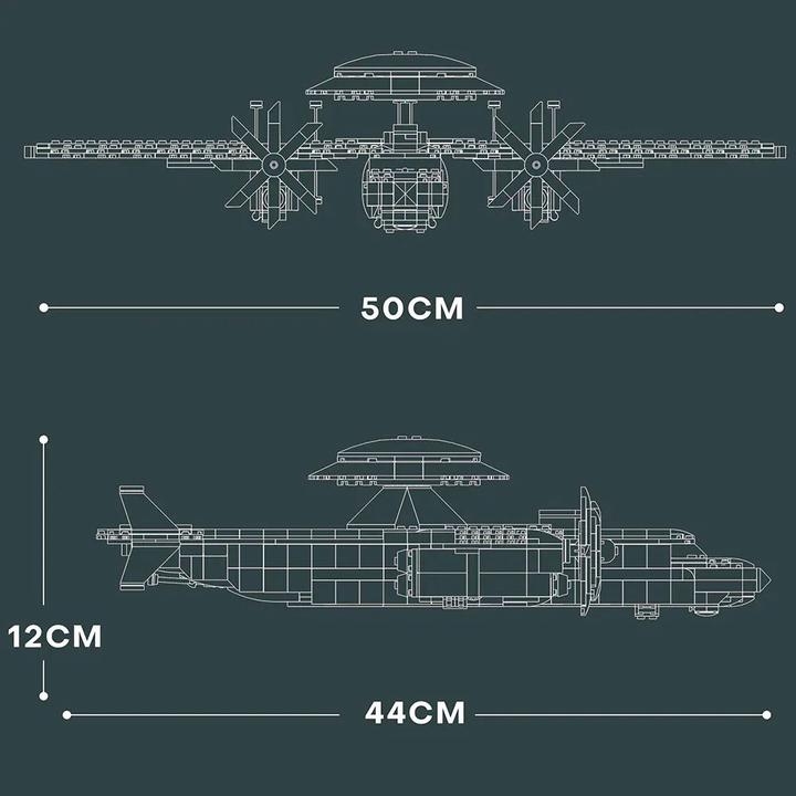 Produktbild ReoBrix E2 Hawkeye Helicopter Update Version 2024 - E-2 Hawkeye Hubschrauber
