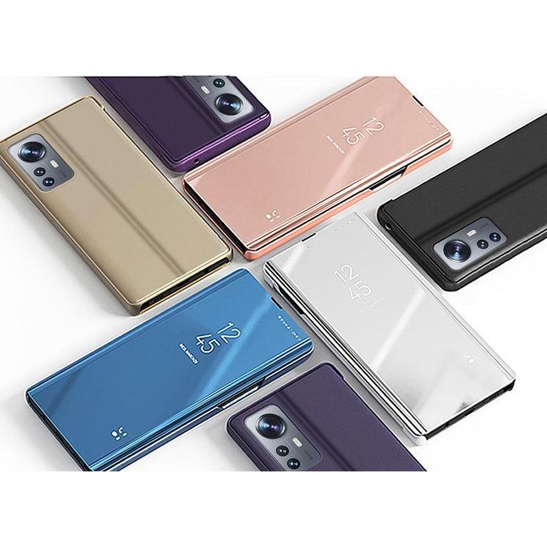 Hurtel Clear View Custodia cover per Xiaomi 12 Lite blu flip cover (Xiaomi 12 Lite), Cover smartphone, Blu