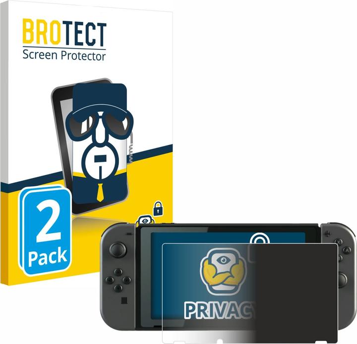 Produktbild BROTECT Sichtschutzfolie Anti-Spy Privacy Folie Blaulicht-Schutz (DSi XL)