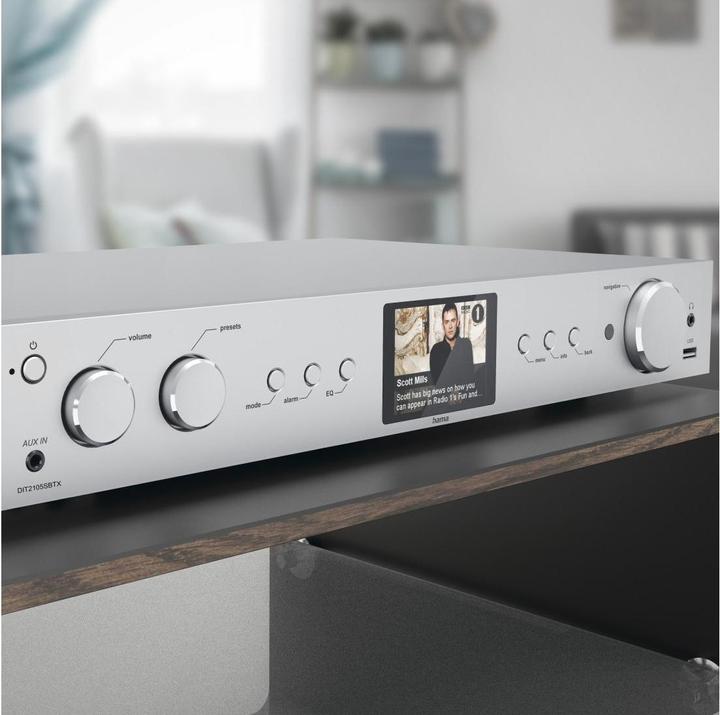 Image du produit Hama DIT2105SBTX (DAB+ DAB, DAB, FM, Bluetooth, WiFi, Fréquence radio (RF))