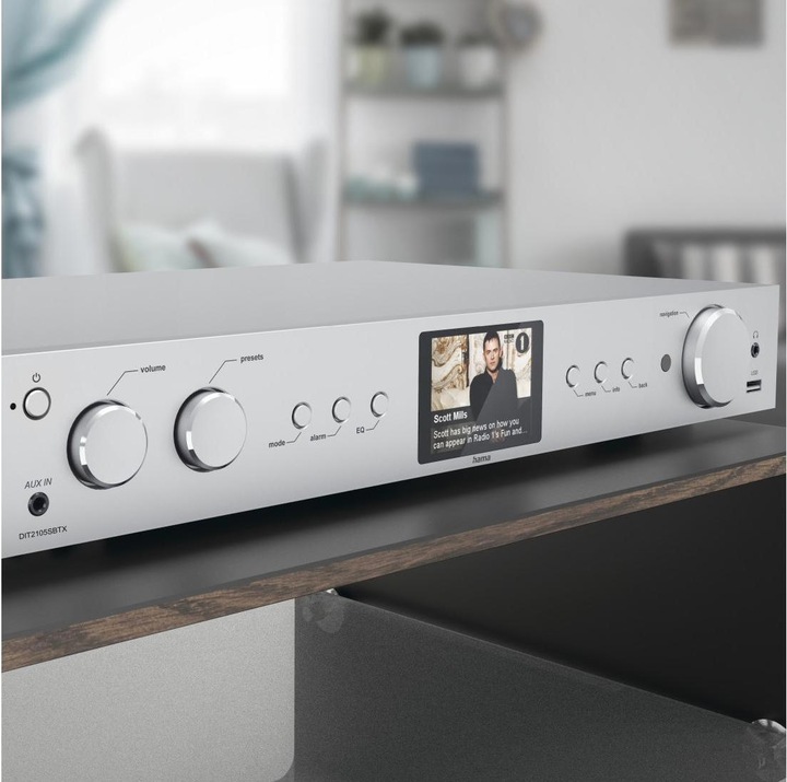 Actual product image Hama DIT2105SBTX (DAB+, DAB, FM, Bluetooth, Wi-Fi, Radio Frequency (RF))