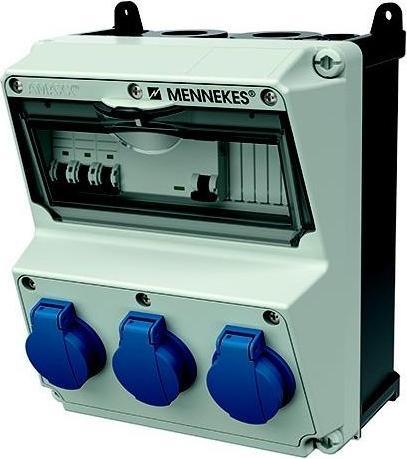 Steckdosen-Kombination (3x, CEE 7/3)