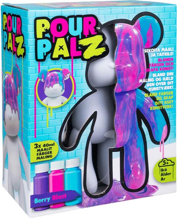 Pour Palz DIY Paint Bear - Berry Blast