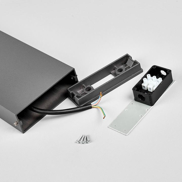 Actual product image Lucande Leya outdoor garden light H65 Graphite (243 lm, IP54)