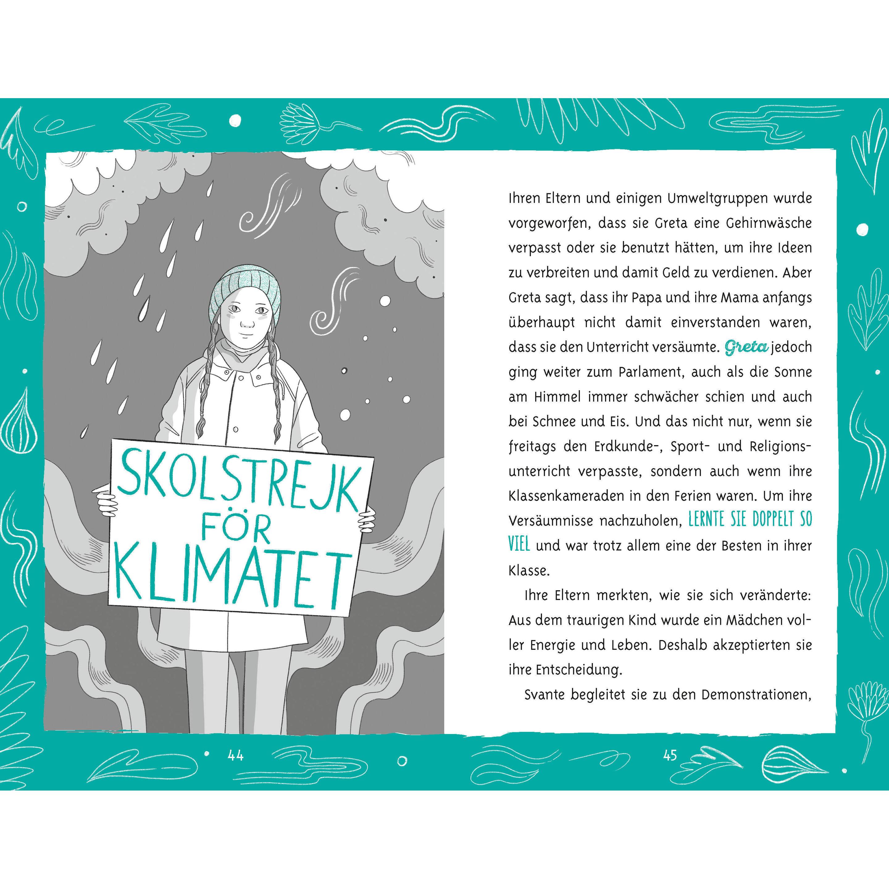 Thumbnail - Jeden Freitag die Welt bewegen – Gretas Geschichte, Kinderbücher von Viviana Mazza, Elisa Macellari