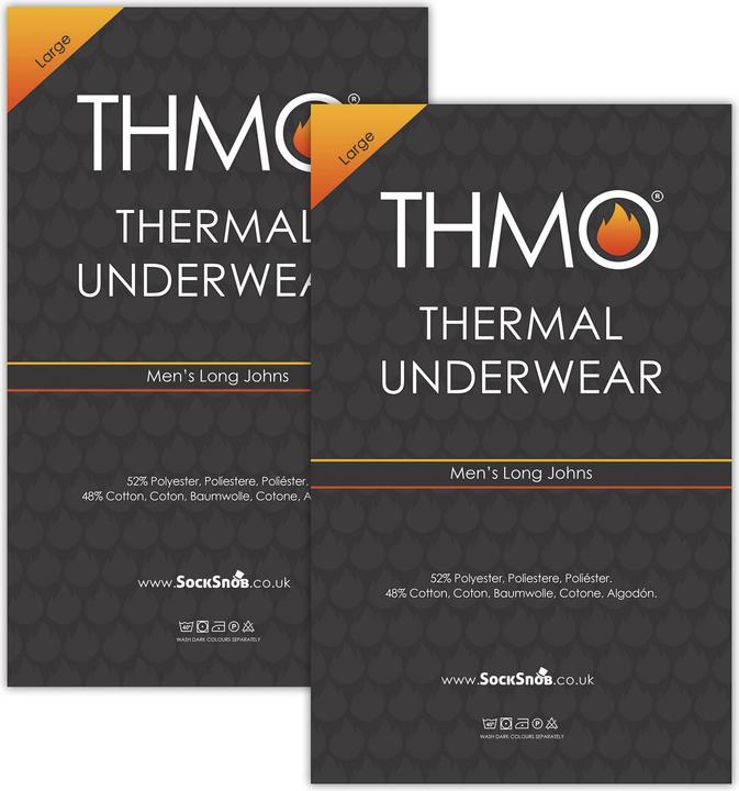 Produktbild Thmo 2er Pack Thermo Unterwäsche Hosen | Winter Funktionsunterwäsche (L)