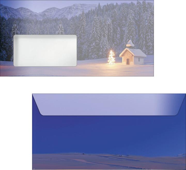 Actual product image Sigel Weihnachtsbriefumschläge (C6/5, DIN long, 50 x)