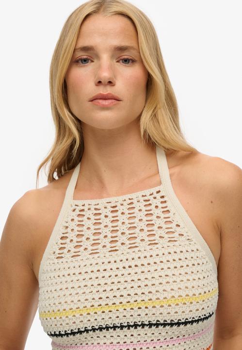 Produktbild Superdry Kurzes Häkeloberteil mit Nackenträger (10XL)