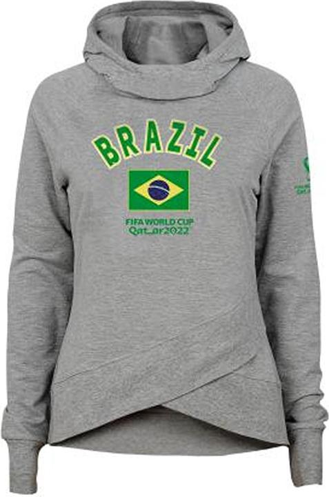 Outerstuff Fifa Flag Funnel Nk Hood Brasilien Lxl (L, XL)