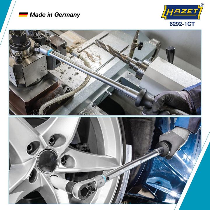 Immagine prodotto HAZET Chiave dinamometrica 6292-1CTCAL - Tolleranza: 2% - Presa quadrata 14 x 18 mm (40 Nm, 200 Nm)