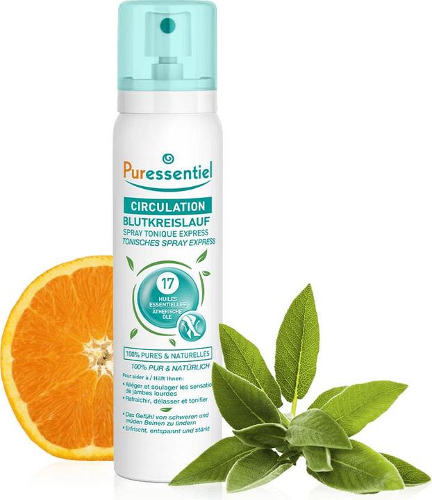 Immagine prodotto Puressentiel Spray Tonic Express Blutkreislauf (Pediluvio, 100 ml)