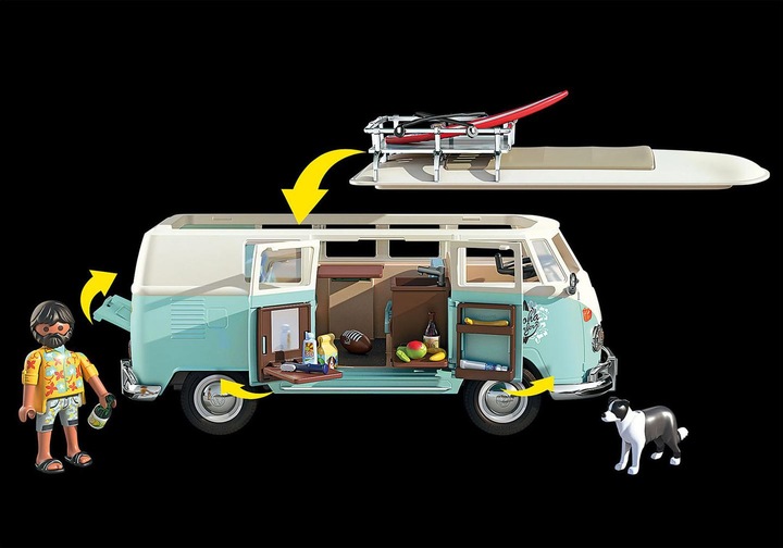 Actual product image Playmobil Volkswagen T1 Camping Bus - Special Edition (70826, Playmobil Volkswagen)