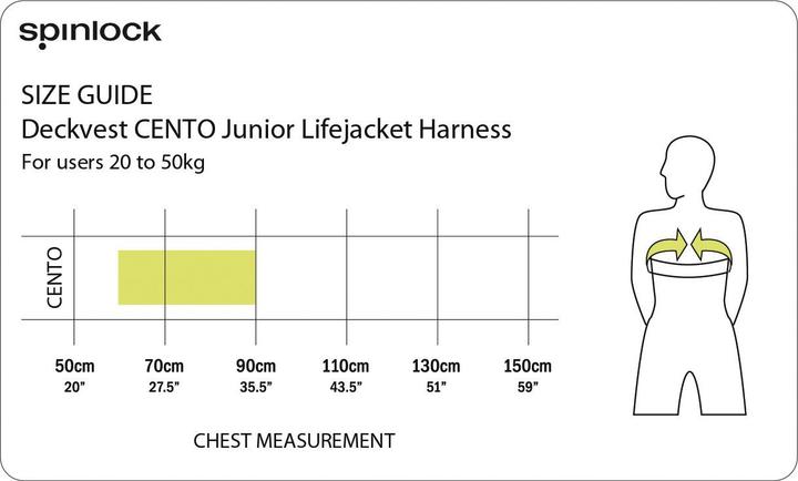 Produktbild Spinlock Deckvest CENTO Junior Rettungsweste (One Size)