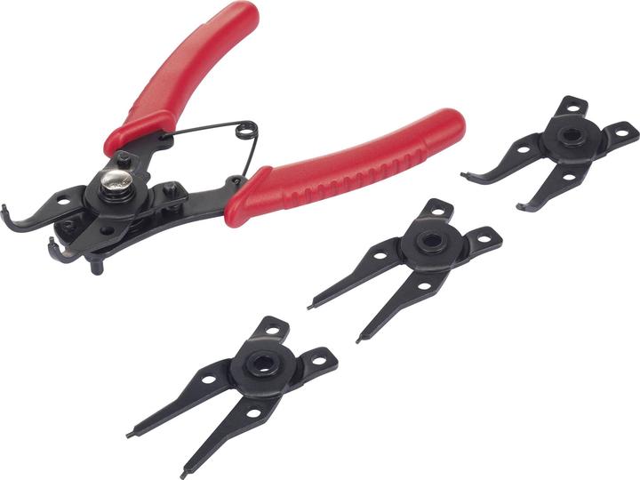 Actual product image Toolcraft 4pcs. sea ring pliers outer/inner ring set straight/angled