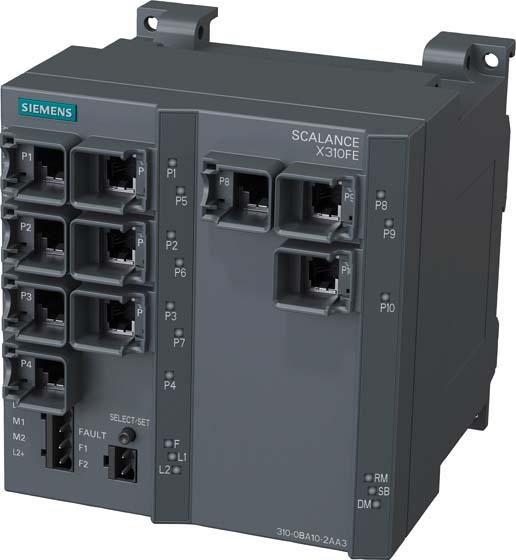 Produktbild Siemens SIEM 6GK5310-0BA10-2AA3 SCALANCE X310FE, 6GK5310-0BA10-2AA3