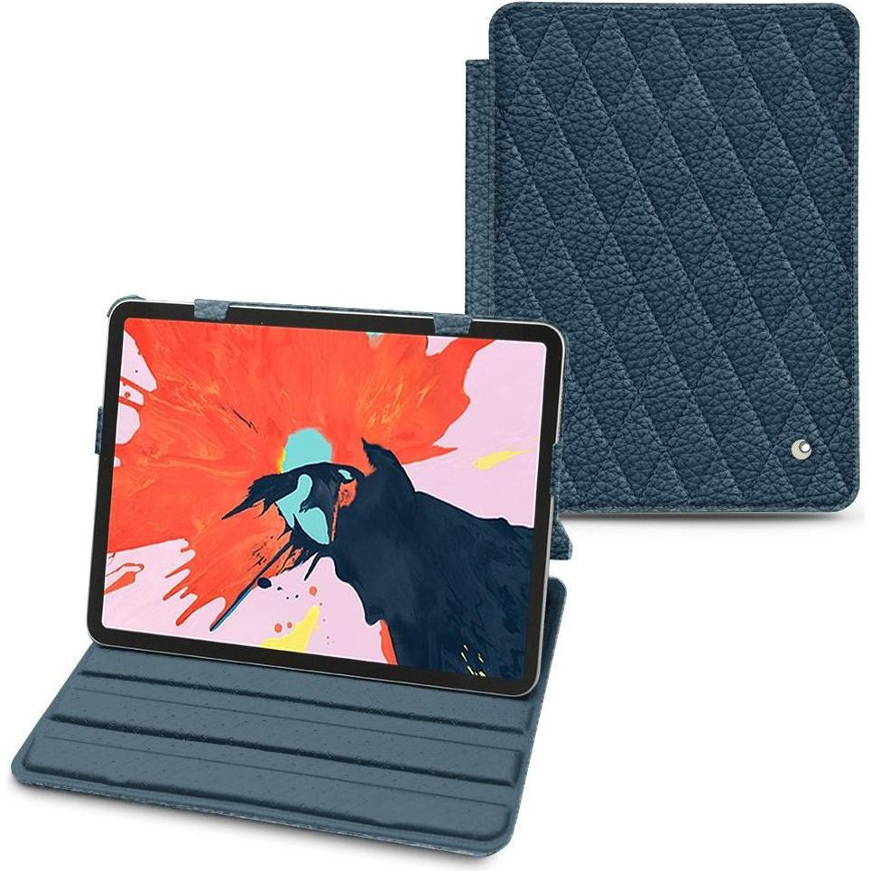Noreve Lederschutzhülle horizontal (iPad Air 2020 (4. Gen), iPad Air 2022 (5. Gen)), Tablet Hülle, Blau