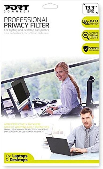 Productafbeelding Port Designs Professionele privacy filter 2D (13.30", 16:10)