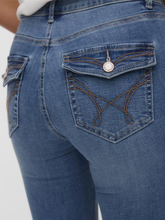 Actual product image Vero Moda VMFLASH Mid Rise Skinny Fit Jeans Skinny Jeans (32)