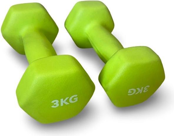 Gym Universe Set de 2 haltères de 3 kg (2 x 3 kg)