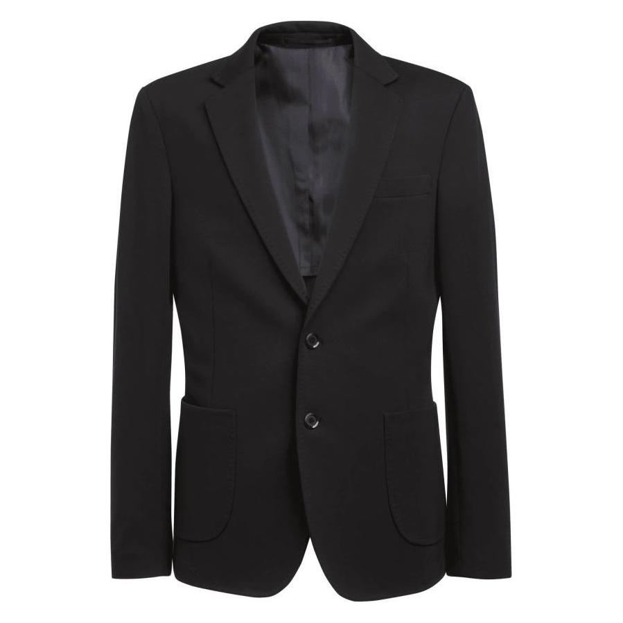 Brook Taverner, Herren, Anzüge, Blazer Aus Jersey, Schwarz, (52, 54)
