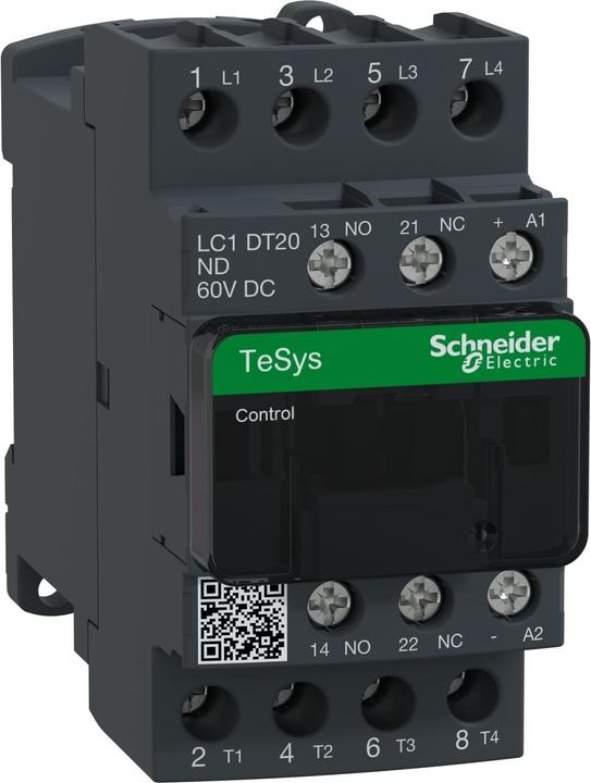 Schneider Electric Leistungsschütz, 4p+1S+1Ö, 20A/AC1, LC1DT20ND