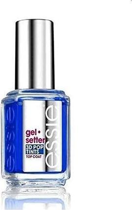 Produktbild Essie Gel-setter 3D Gel Effect Tinted Top Coat - 10 Birds Eye Blue 13.5ml (Birds Eye Blue, Top Coat)