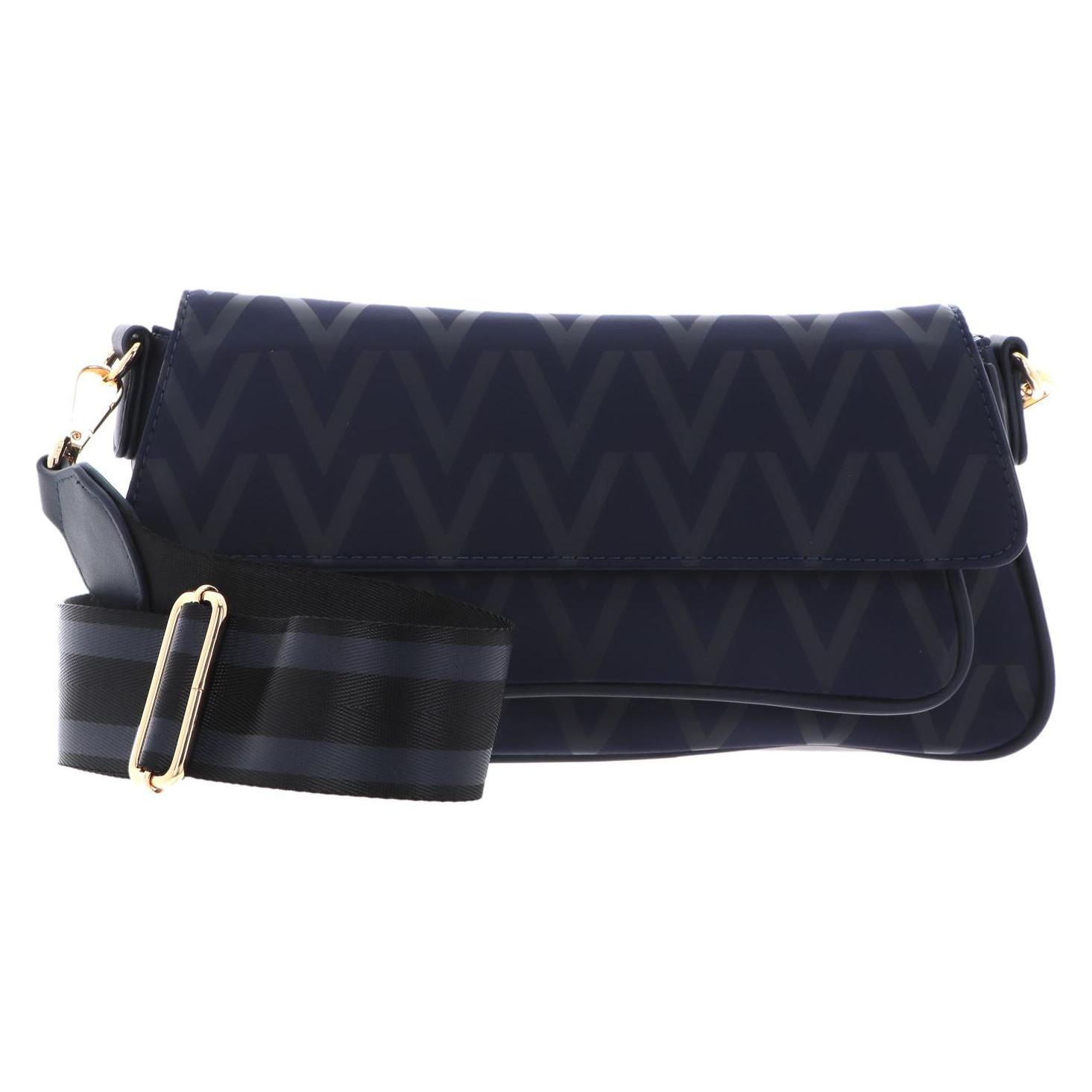 Valentino, Damen, Handtasche, Pattina Punch Crossbody Bag, Blau