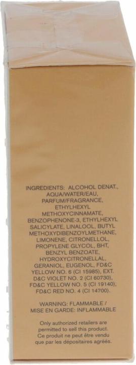 Nährwerte und Zutaten Vera Wang Embrace Marigold and Gardenia (Eau de Toilette, 30 ml)