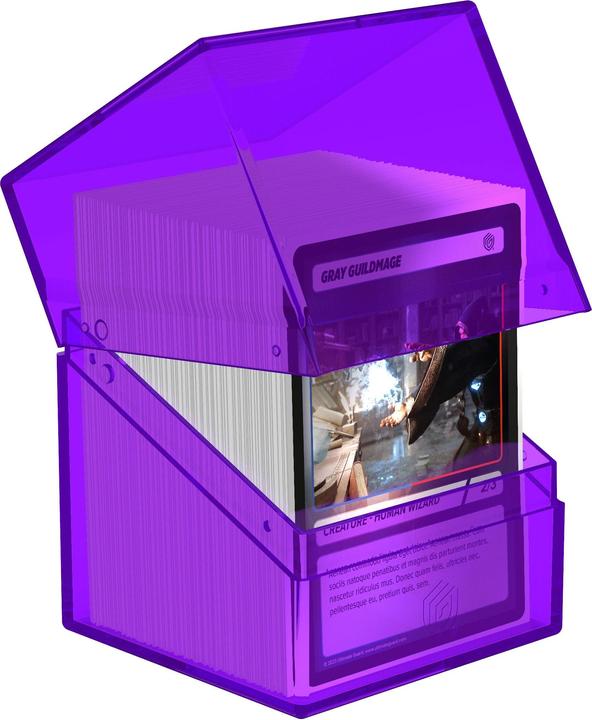 Actual product image Ultimate Guard Boulder 100+ Clear - Amethyst