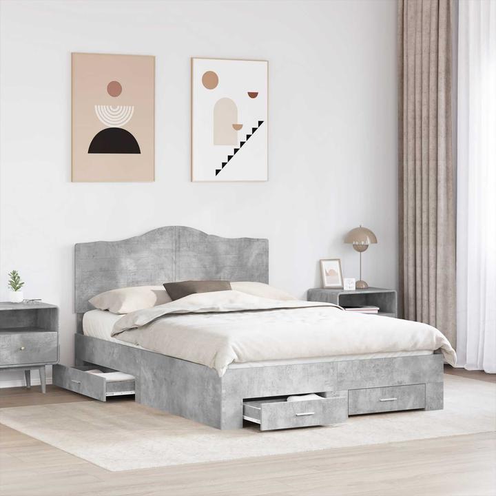 Image du produit vidaXL Moderner Bettrahmen (140 x 190 cm)