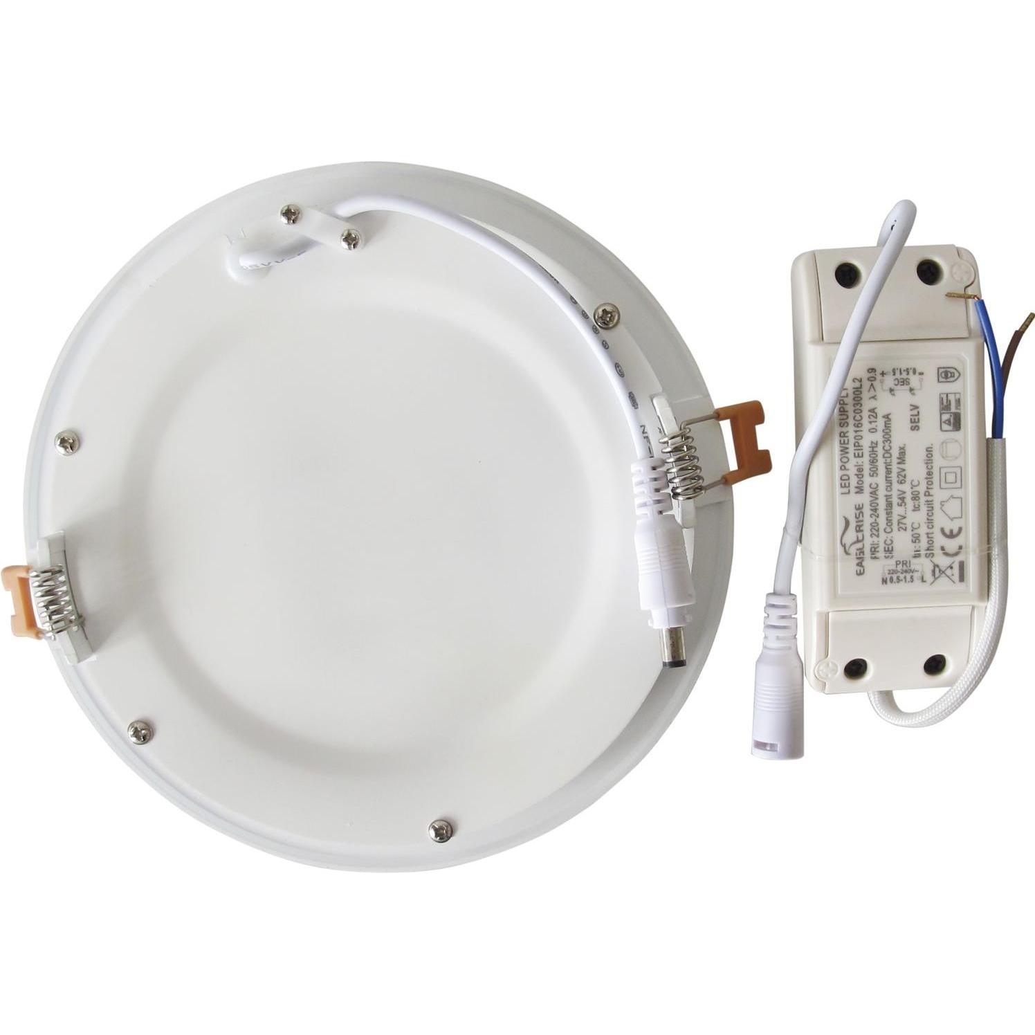 Thumbnail - McLED, Wandleuchte + Deckenleuchte, Einbauleuchte ToroR IP20 LED Deckenleuchte ø 225 mm weiss 4000 K neutralweiss (1600 ...