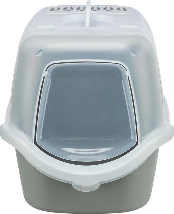 Produktbild Trixie Katzentoilette Vico Open Top, Grau/Weiss (Katzenklo geschlossen)