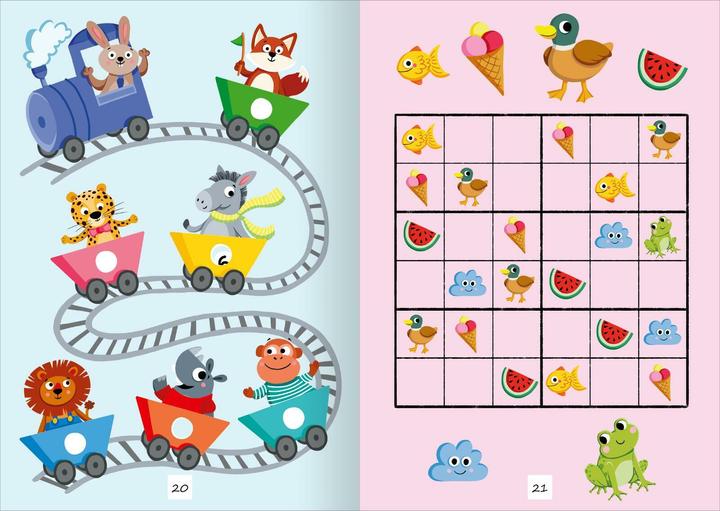 Produktbild Sticker-Rätselspass für die Ferien