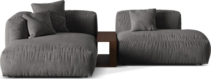 Micadoni Canapé D'Angle Gauche Modulaire, "Martina", 2 Places, 292x176x75 Fabriqué en Europe (Canapé d'angle)