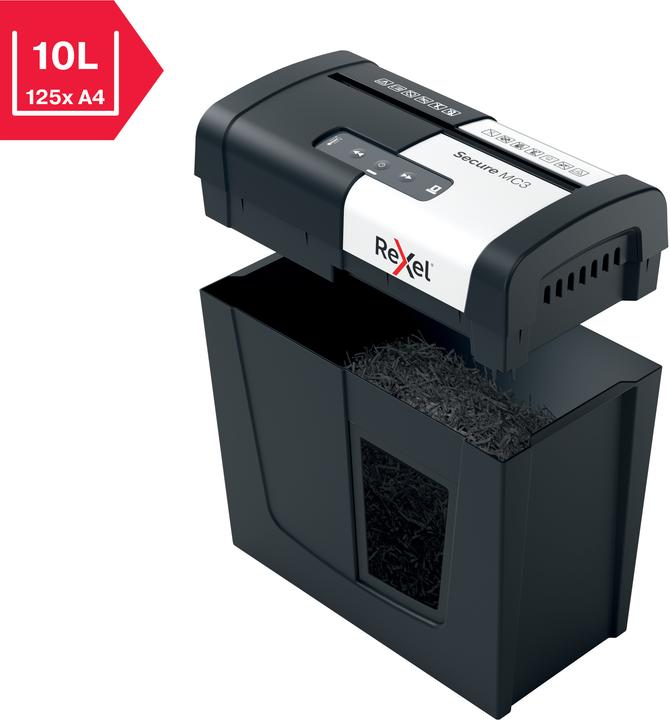 Actual product image Rexel Secure MC3 Whisper-Shred (Particle cut)