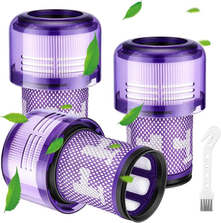 Plutoos Ersatzfilter für Dyson V12 Detect Slim Absolute/Total Clean/Extra/Fluf