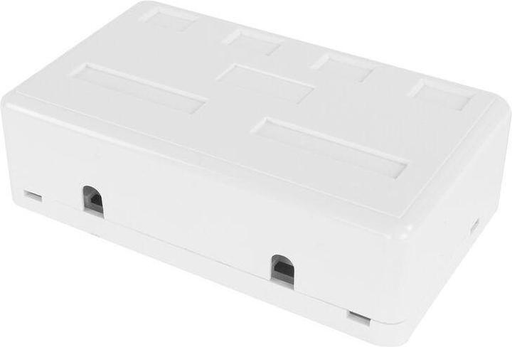 Produktbild ACT Unloaded surface keystone mount box for 4 keystone jacks (Keystone Modulhalter)