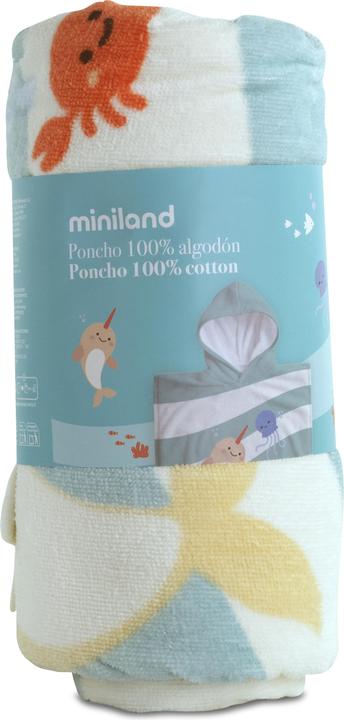 Image du produit Miniland Badeponcho & Bademäntel Badeponcho aus Baumwolle 65 x 65 cm - Oc (65 x 65 cm)