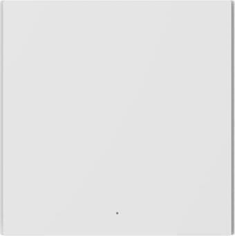 Actual product image Aqara AQAZWS-EUK03 - Smart Wall Switch H1 White With Neutral, Single Rocker (Zigbee)