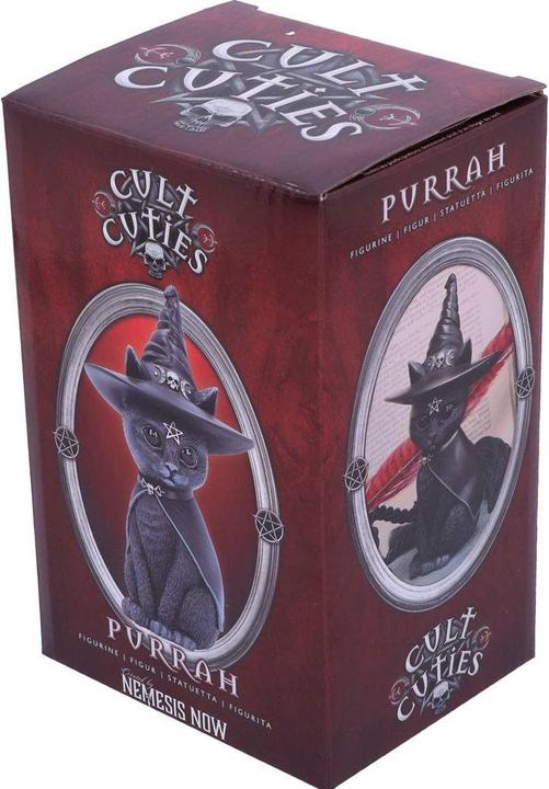 Actual product image Nemesis Now Purrah Figurine Chat Occulte Chapeau de sorcière Noir 13,5 cm