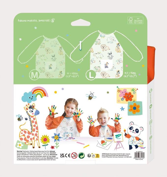 Immagine prodotto Haku Yoka Grembiule da colorare per bambini