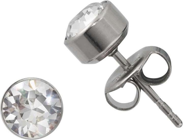 Image du produit Bijouteria Clous d'oreille (Acier inoxydable, PVC, Cristallin)