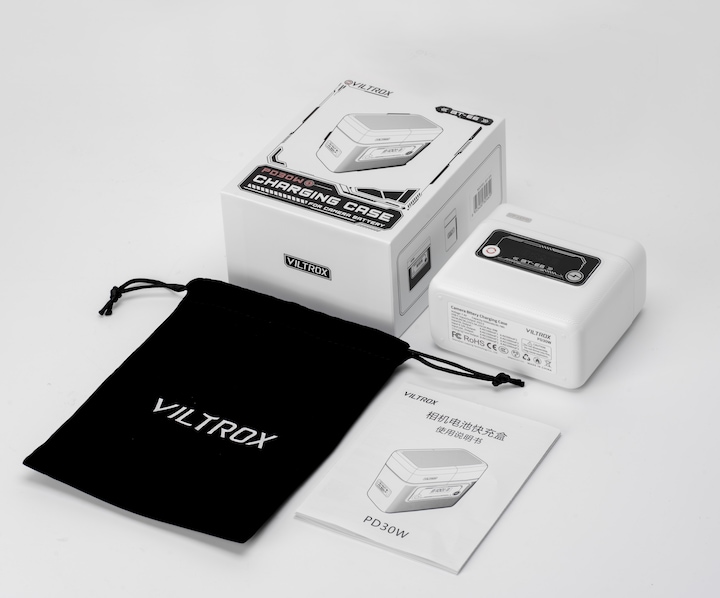 Actual product image Viltrox Camera Battery Charging Case Power Bank for Canon LP E6 (Charger)