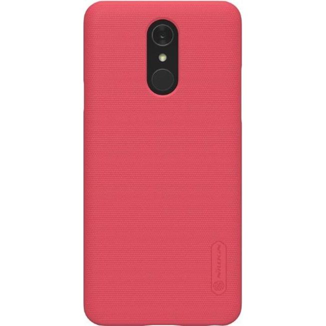 Nillkin Super Frosted Shield Series (LG Q7, LG Q7+), Smartphone Hülle, Rot