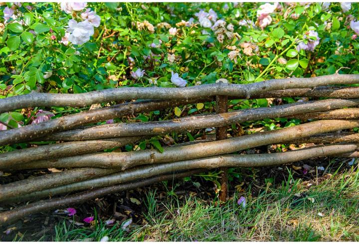 Actual product image Dobar Hazelnut bed edging set of 4 (100 cm)