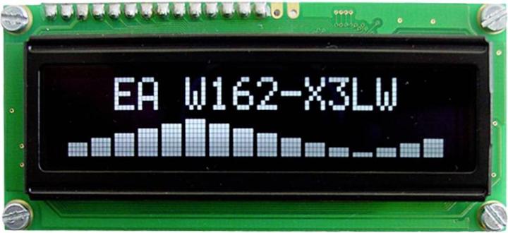 Image du produit Display Visions Écran OLED Blanc 5,55 mm 3,3 V, 5 V Nombre de chiffres : 2 EAW162-X3 (Kit électronique)
