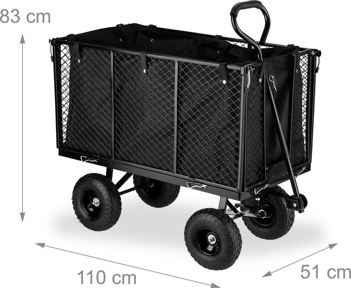 Produktbild Relaxdays Handwagen