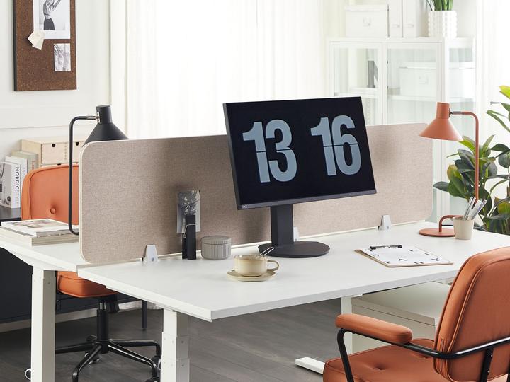 Immagine prodotto Beliani Divisorio per scrivania beige 180 x 40 cm WALLY (180 x 40 cm)