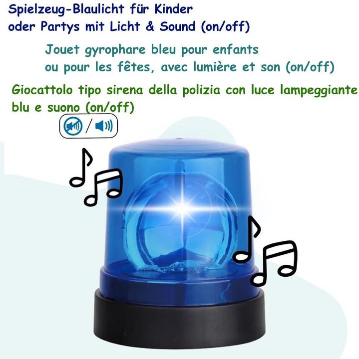 Actual product image Alldoro Alarm-/Blaulicht mit Sound & Licht sowie Lautlos-Funktion (1 pcs.)